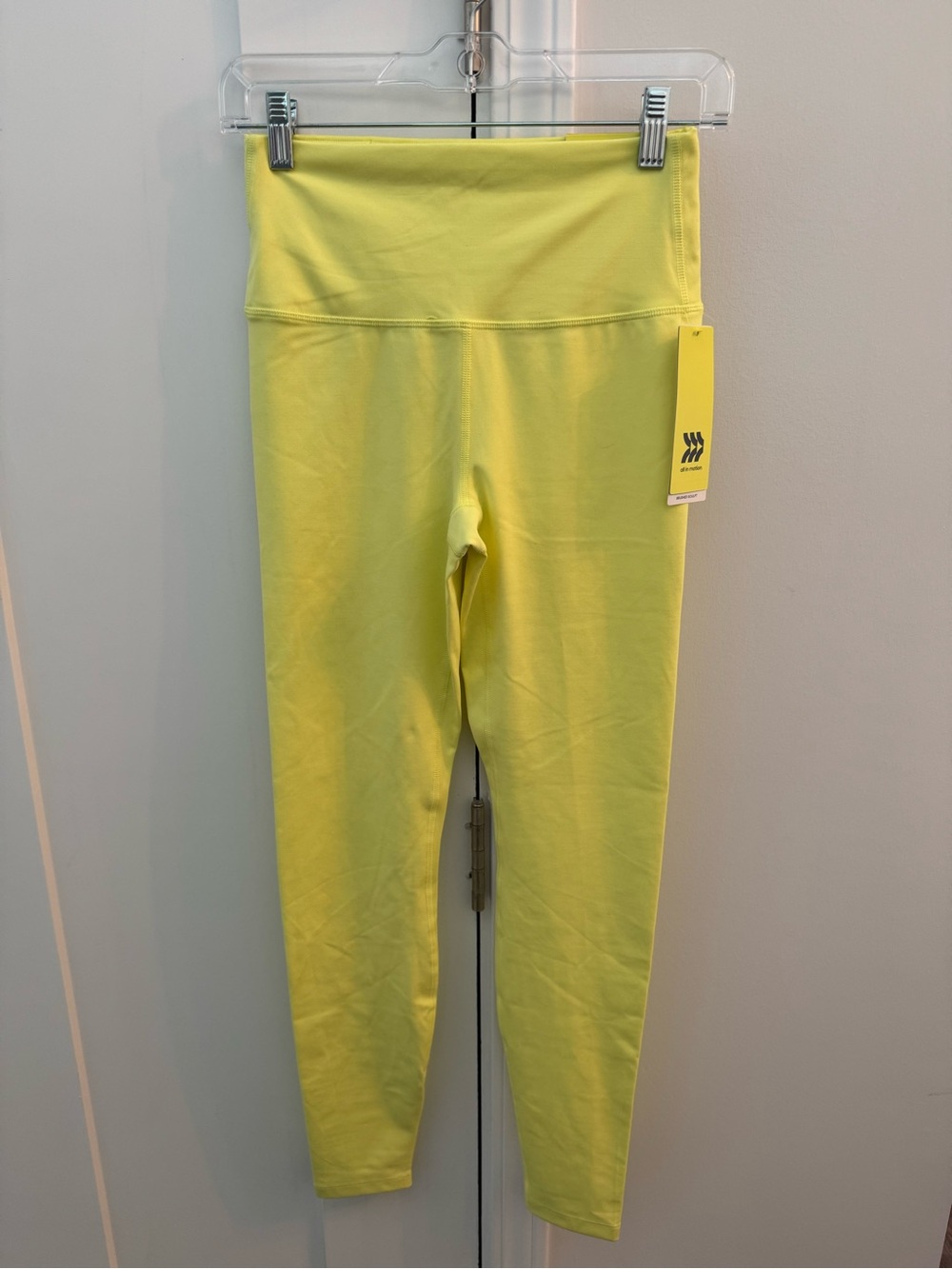 All In Motion Neon Yellow High-Waist Leggings